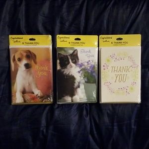 Thank You Cards with envelopes